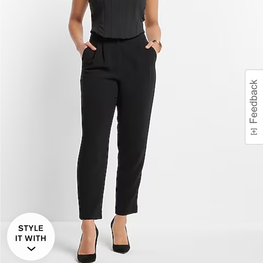 NWT Express High Waisted Ankle Pants